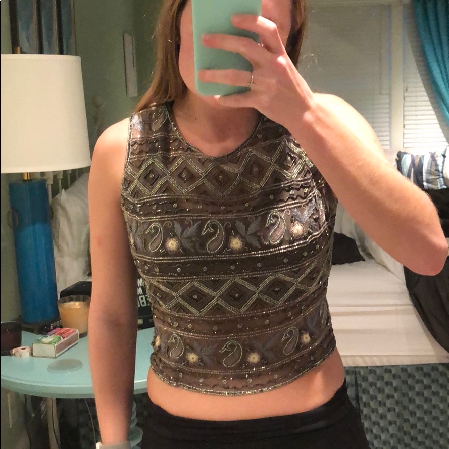 Monya Beaded Top